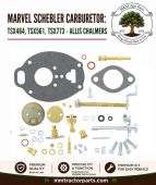 Carburetor Rebuild Kit Marvel Schebler Carburetor TSX464 TSX561 TSX773  - Allis Chalmers Tractor